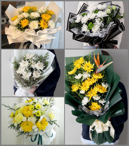 广东江门市台山市北陡镇早禾石村白事花束代送